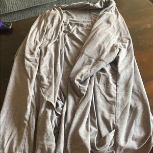 Grey workout sweater